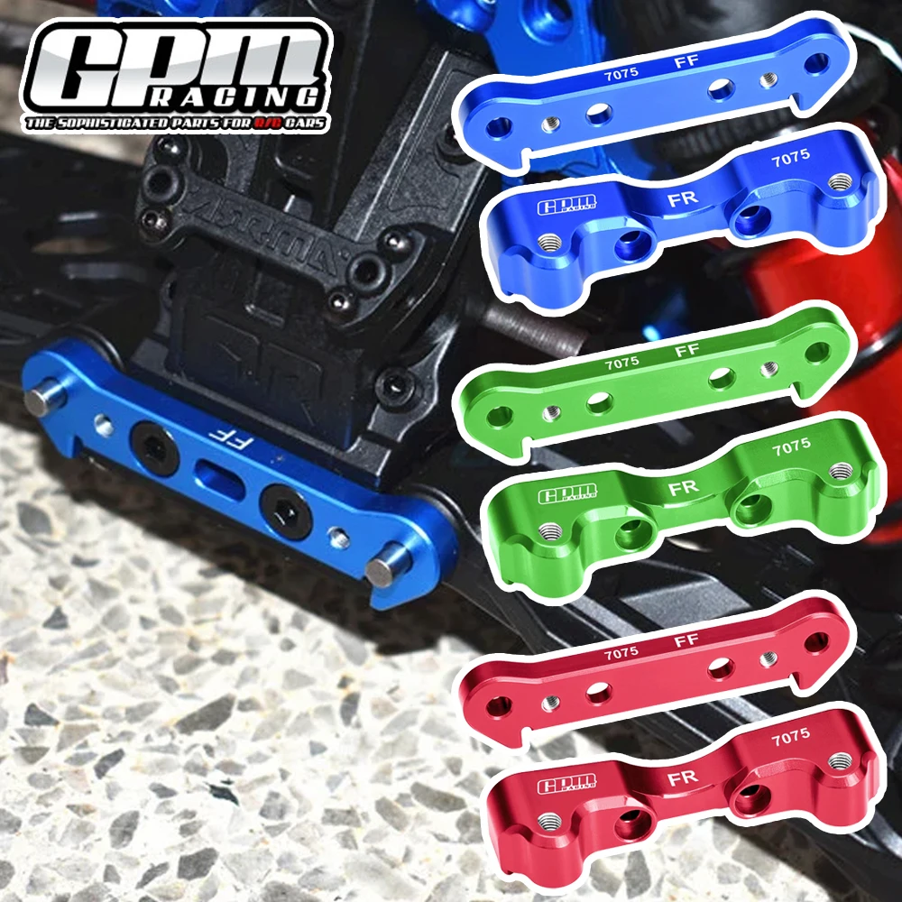 GPM Metalen Front Lower Suspension Arm Mount ARA330555 + ARA330556 voor ARRMA 1/5 KRATON OUTCAST EXB AVC V2 8S RC Auto Monster Truck