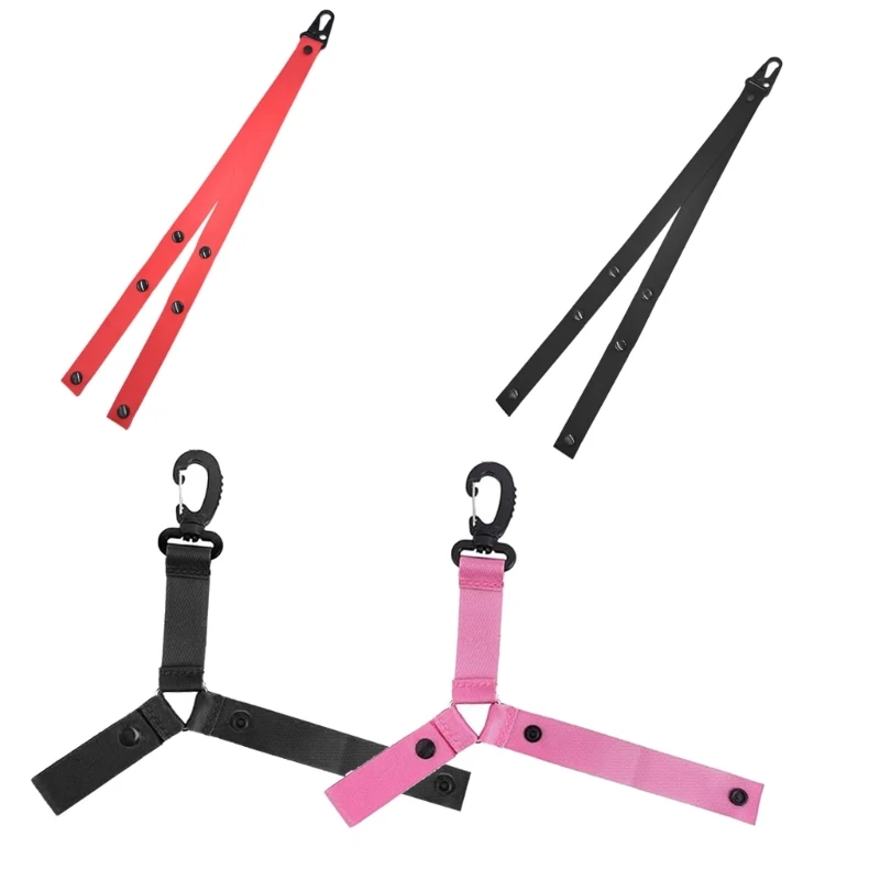 G6DE Portable Bobbles Holder Adjustable Strap Light Weight Pom Carriers Lanyard for Outdoor Cheerleaders Practice Enduring