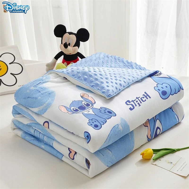 

Одеяло Disney Stich Kawaii, аниме, аксессуары для вышивки с мультяшным принтом, крутое одеяло для мужчин и женщин, домашнее постельное белье для взрослых