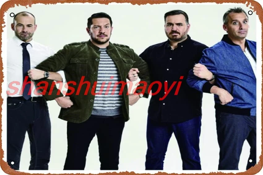 IMPRACTICAL JOKERS Cast Art Vintage Funny Tin Sign Metal Tin Sign 8X12 Inch for Cafe Bar Bedroom Wall Decorative 1pc sign