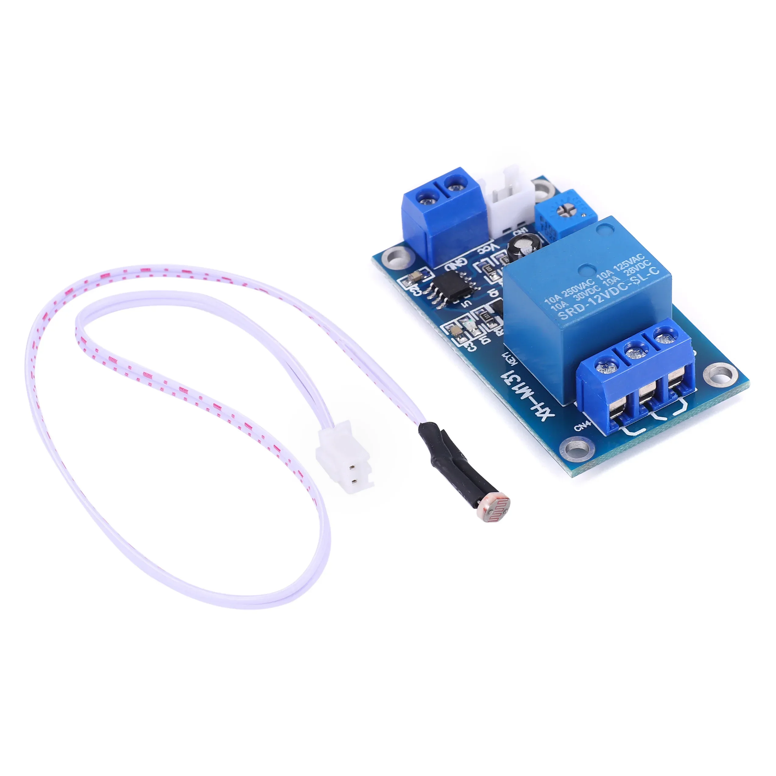 

XH-M131 DC 5V 12V 24V 10A Light Control Switch Photoresistor Relay Module Detection Sensor brightness Automatic Control Module