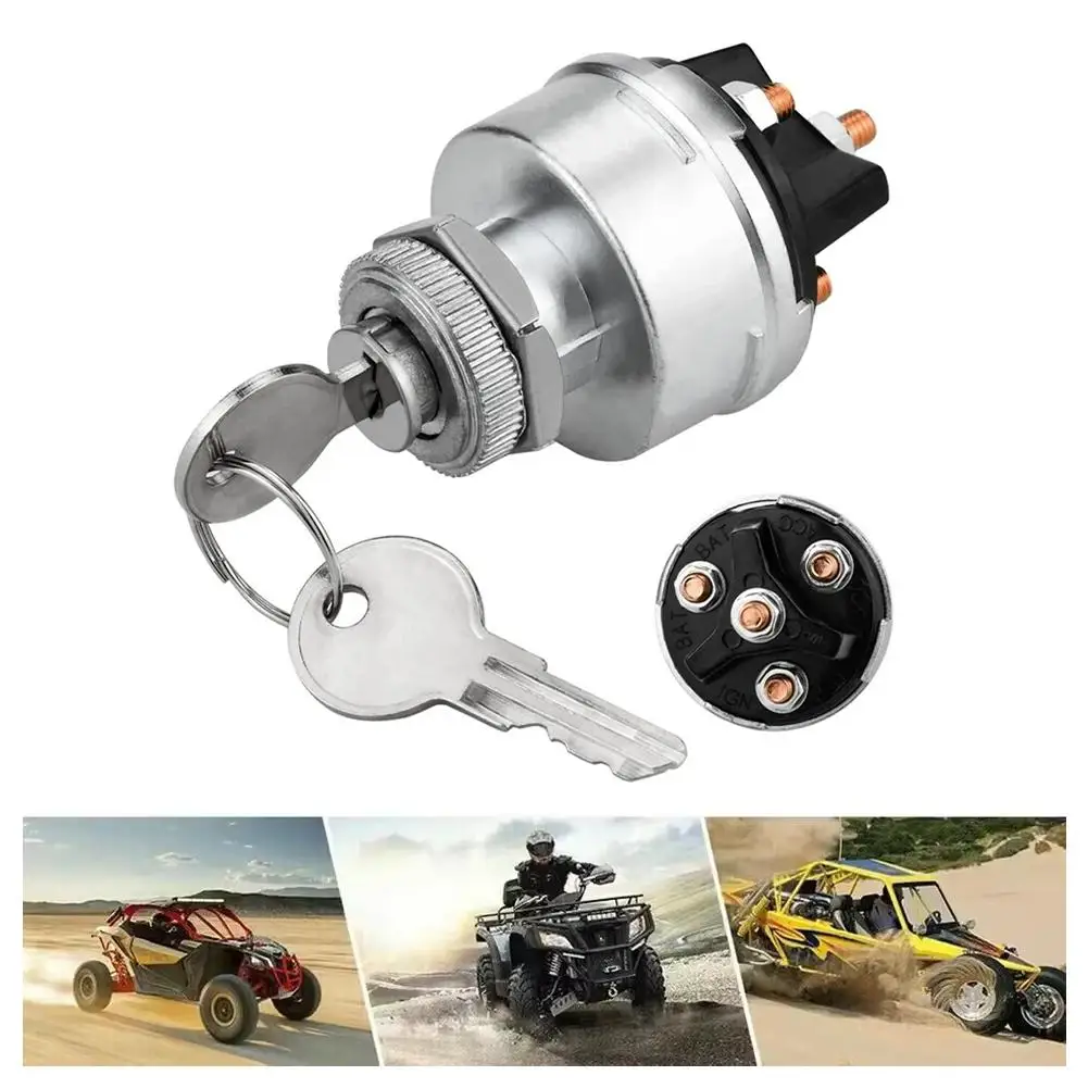 

Universal Car Ignition Key Starter Multifunctional 2 Accessories 3 Lock With Position Keys Ignition Car Key Arrel M5U2