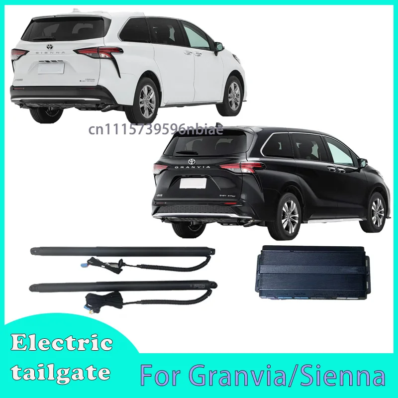 Electric tailgate For Toyota Granvia Sienna 2022+ Automatic Induction Rear Door Lift Retrofit Power Tailgate Closer kick sensor