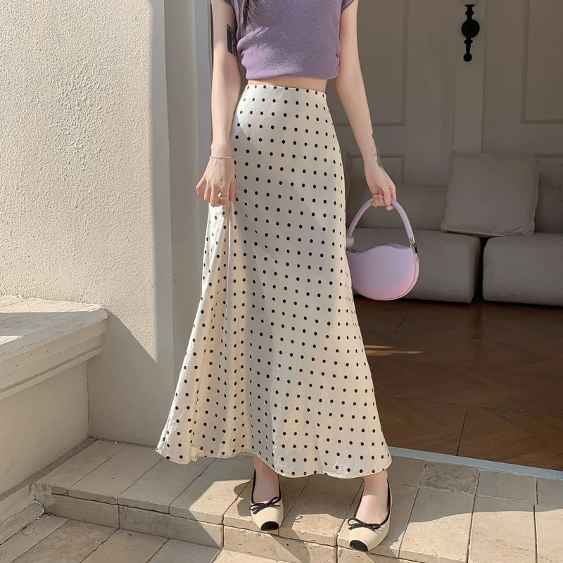 Female Fashion Street Women Dress Summer High Waist Slim Tight-Hip Dress Chicly Simple Basic Loose Casual Woman Dress