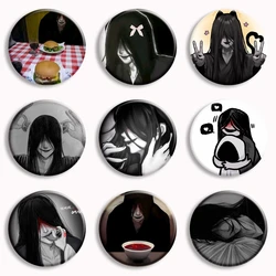 Homicipher MrCrawling Anime Button Pin Game Character Cartoon Brooch Badge Bag Decor Accessories Gamer Collect Friends Gifts