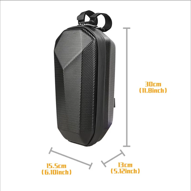 Bicycle Front Storage Bag EVA Hard Shell Large Capacity Waterproof, Front-Mounted Hanging Case Packing Bag Parts Rainproof image 5