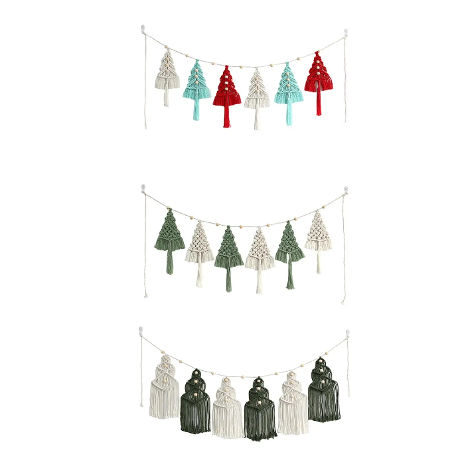 Nordic Tapestry Featuring Christmas Tree for Festive Wall Decor