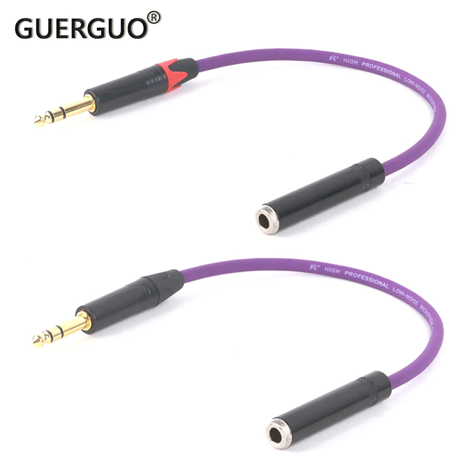 

0.3M-15M 6.35mm Stereo TRS Male Jack to 6.35mm Stereo TRS Female Jack Guitar Cable Instrument Audio Cable For Electric Guitar