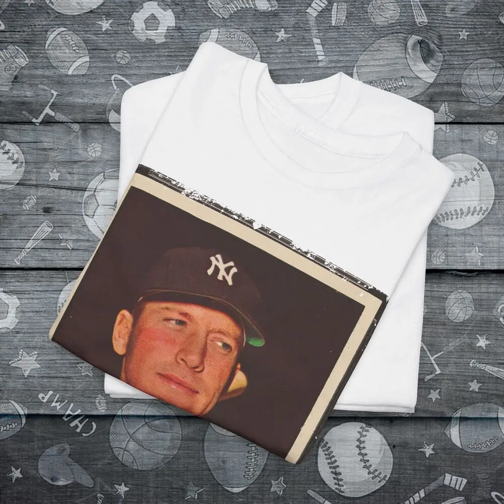 1961 Topps Mickey Mantle Baseball Card Unisex T-Shirt Baseball Shirt