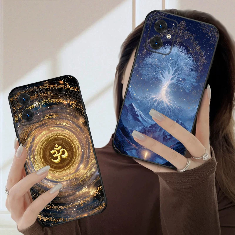

The Mandala of Art For Motorola Moto G04 14 15 24 34 35 54 55 75 84 85 Edge 40 50 Fusion 60 Fusion silicone soft phone case