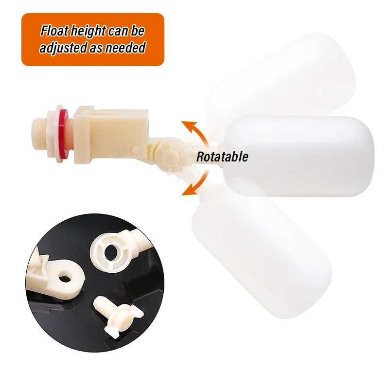 1/2 Inch Male Thread Water Level Valve Tower Float Ball Valve Tank Valve Farm Breeding Water Tank Water Level  Accessories