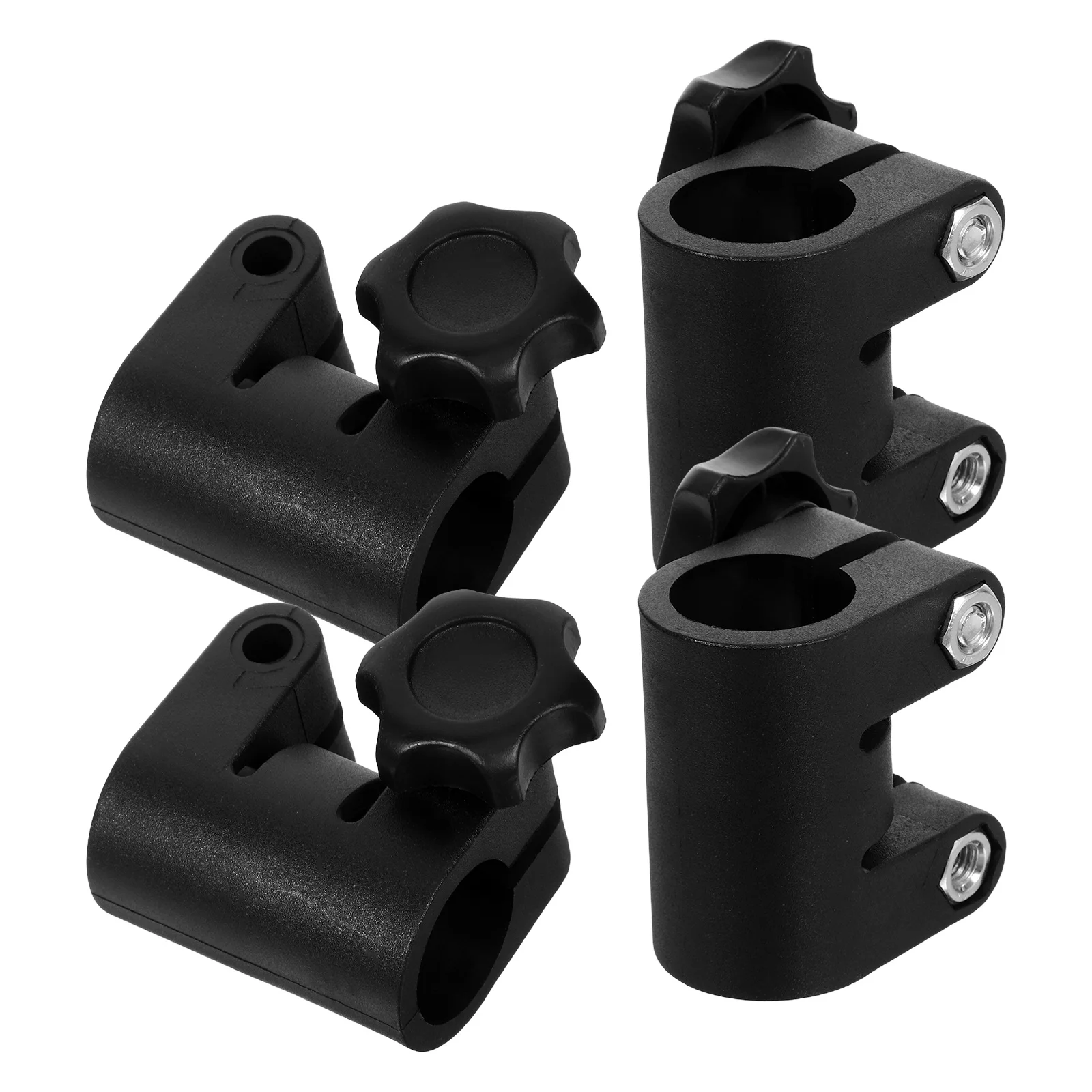 

4pcs Light Stand Extender Adapter 25Mm To 22Mm Locking Clamp For Camera Mounts Stage Lights Reflector Holders Telescopic