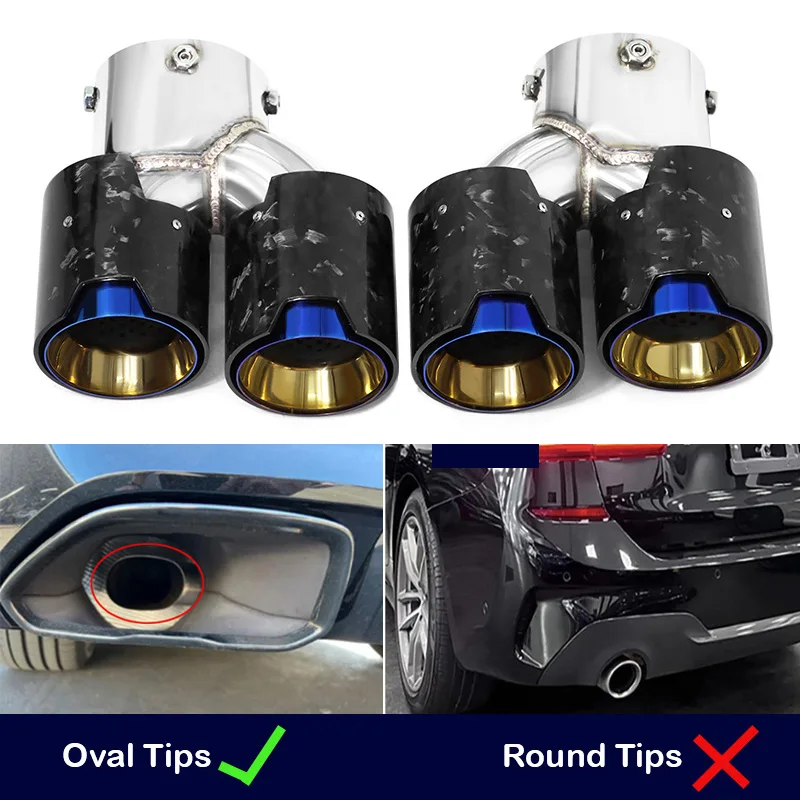 Für BMW M240i M340i M440i G20 G21 G22 G42 Auspuffrohr Upgrade Quad Schalldämpfer Endrohr Spitze Düse Auspuff Kopf