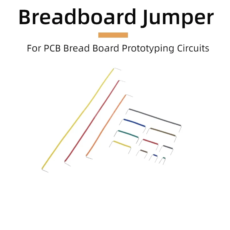 840/560/140Pcs 14 Lengths U Shape Solderless Breadboard Jumper Cable Wire Kit,For DIY,For PCB Bread Board Prototyping Circuits