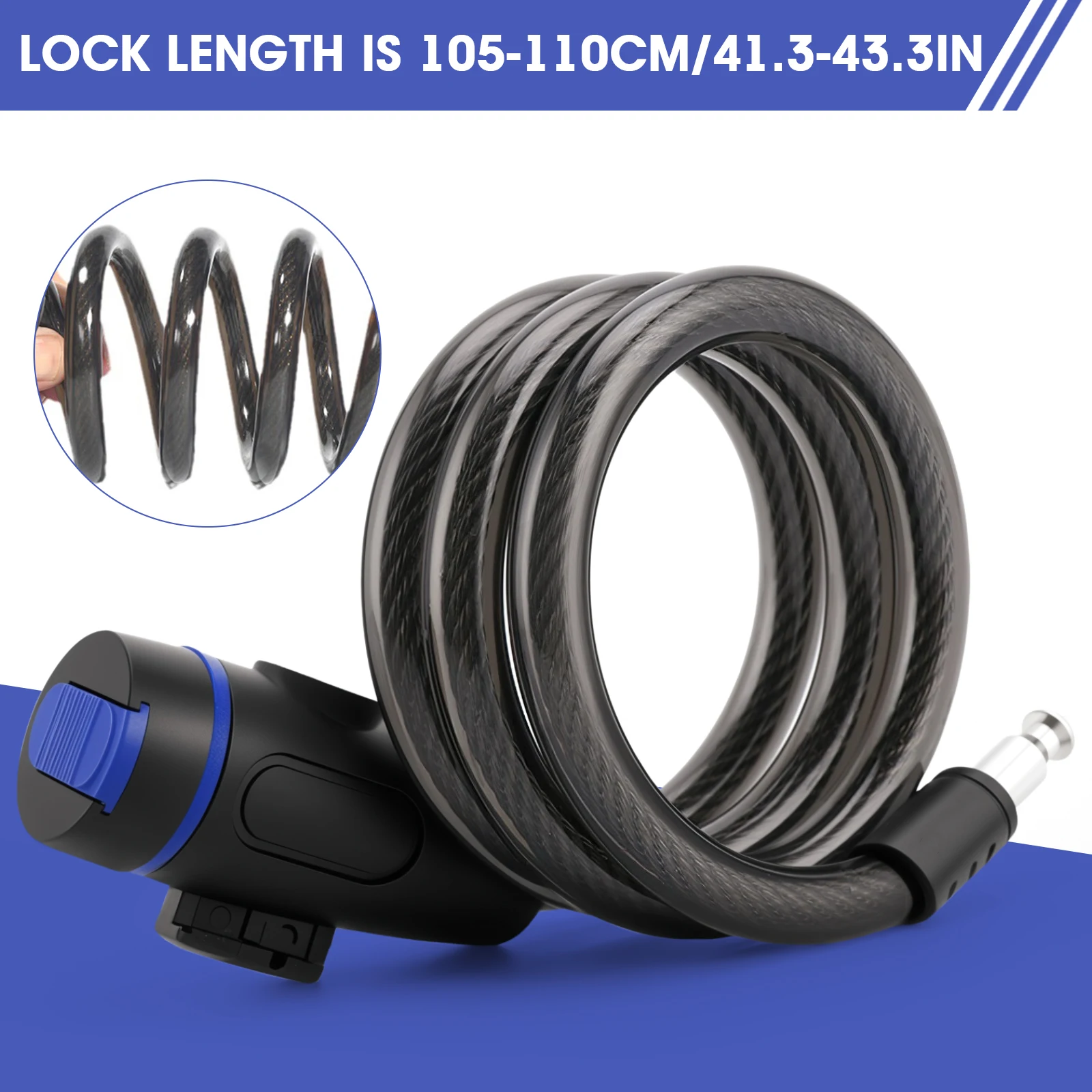 

1/2 шт. велосипедный замок, профессиональный велосипедный тросовый замок, противоугонный намотка, велосипедные стальные тросовые замки для грилей, ворот, спортивное оборудование