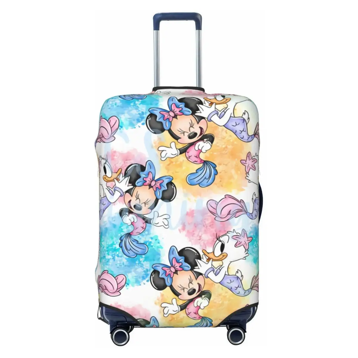 

Пользовательский чехол для багажа с Микки Маусом и рисунком мультфильма, модный защитный чехол для чемодана, костюм для 18-32 дюймов