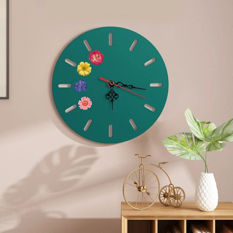 

Большой размер DIY часы силиконовая форма для эпоксидной смолы квадратная и круглая форма для часов настенное декоративное зеркало форма для поделок ручной работы