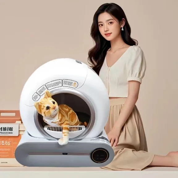 Smart Cat Litter Box Auto Electric Cat Toilet with Self Cleaning