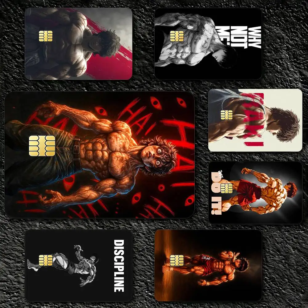 

Anime B-Baki Sticker Decoration Creative Bank Card Bus Metro Waterproof Sticker