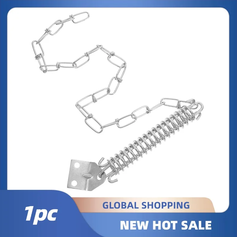 

Security Door Sliding Chain Anti-Theft Door Lock Chain Storm Door Protector Chain & Spring Heavy Duty Storm Door Closer For Home
