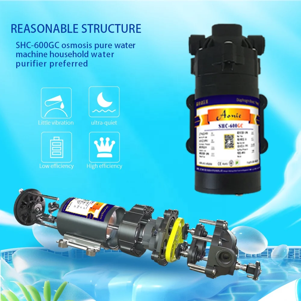 STLF High Quality Water Softener System Home RO Diaphragm Pump 100G