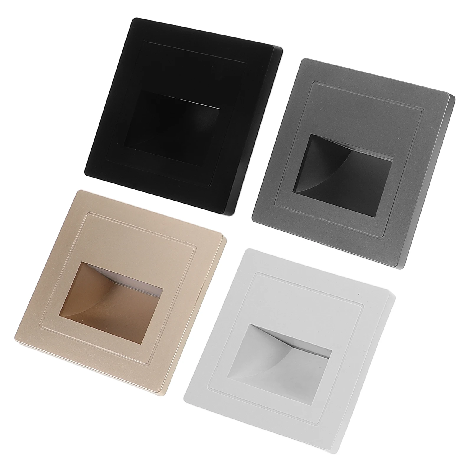 

4 шт. торшеры с датчиком движения, лестничные светильники для дома и улицы, ступеньки, ночное освещение, прихожая, ванная комната, настенный монтаж