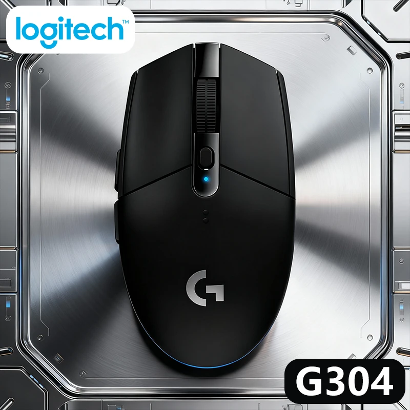 

Logitech G304 Wireless Gaming Mouse, HERO Sensor, 12000 DPI, 1ms Response, 99g Lightweight, Long-Lasting Battery