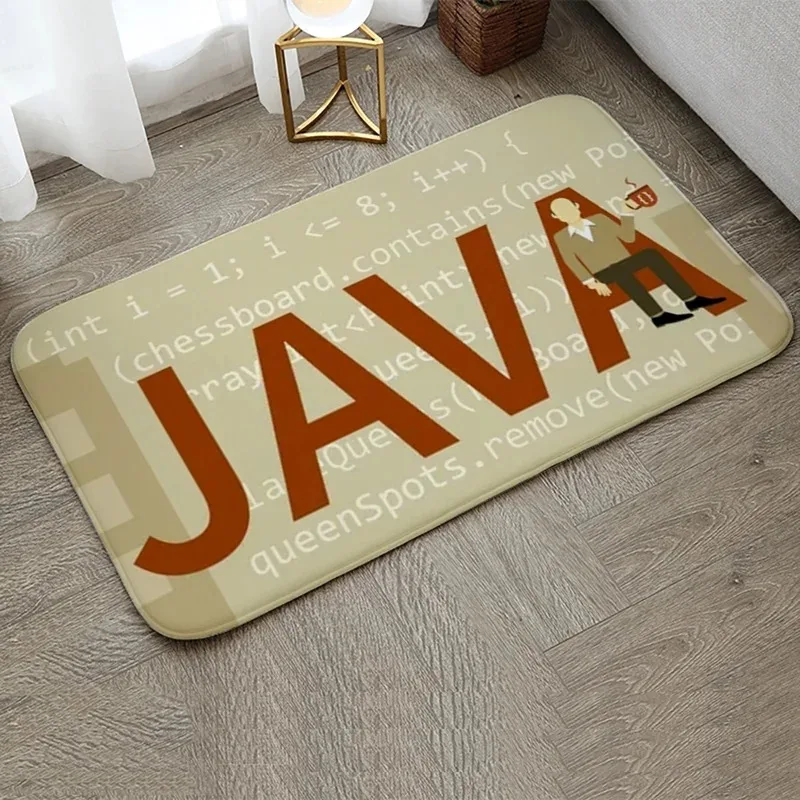 House Entrance Mat J-Jawa Washable Non-slip Kitchen Rug Bathroom Foot Mat Living Room Floor Carpet Bath Mats Carpets Custom Home