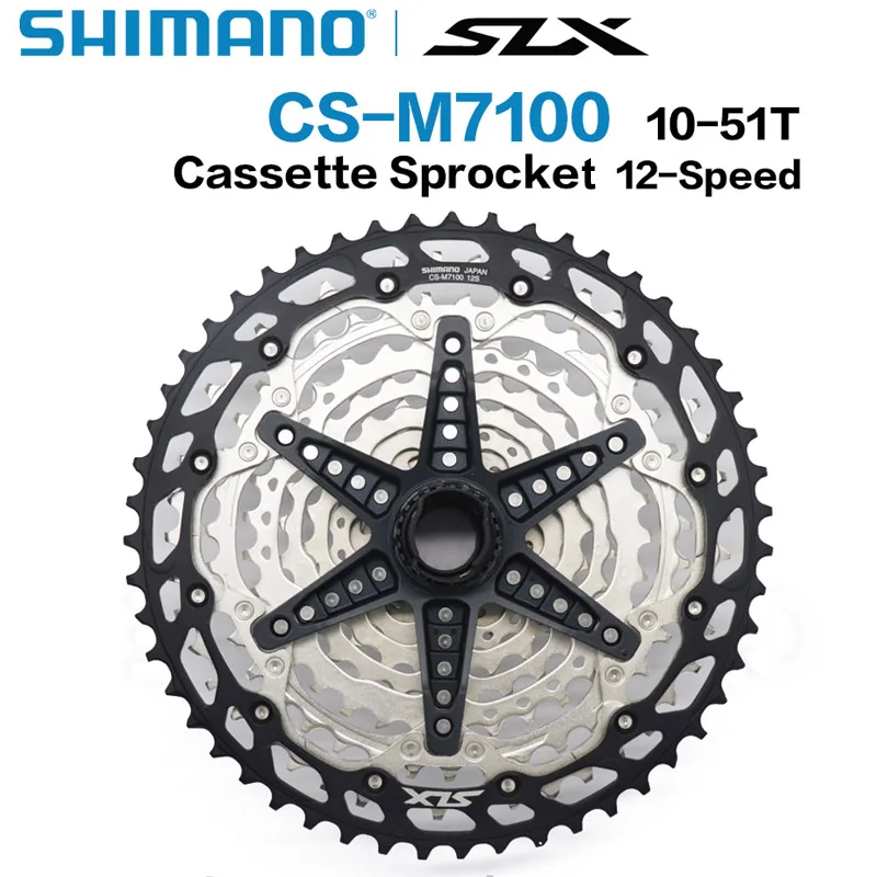 

Shimano SLX CS M7100 Cassette 12 speed Freewheel Cogs Mountain Bike MTB 12s 10-45T 10-51T SLX Cassette Sprocket
