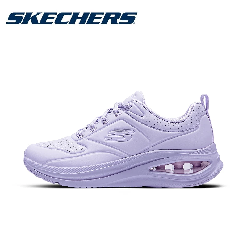 Skechers original mulher tênis de corrida couro rendas até tênis ao ar livre antiderrapante esportes tênis leve feminino sapatos caminhada