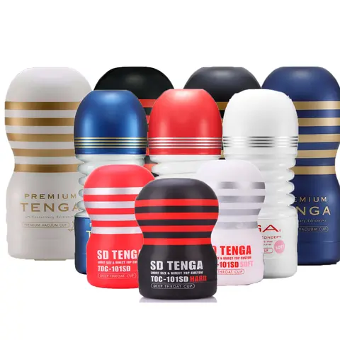 TENGA Male Masturbator Cup Sexy Pocket Operation Pressure Controller Vacuum Sucking Masturbation Soft Silicone Sex Toy for Adult