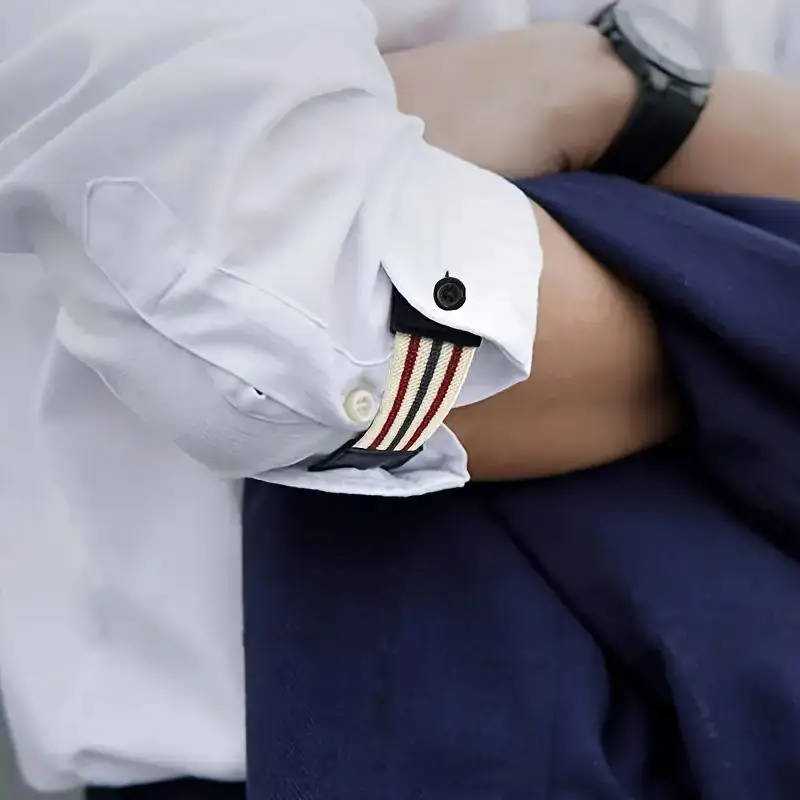 

1 pair Sleeve buckle extension strap Shirt Sleeve Garters Summer for Men Women extended buttons Accessories