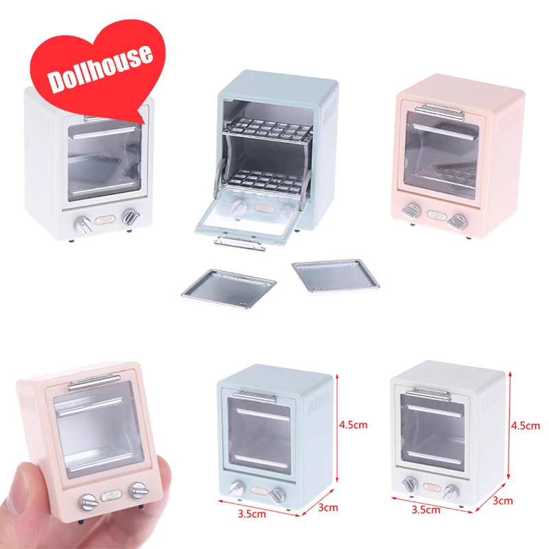 1PCS Dollhouse Miniature Kitchen Coffeemaker Electric Oven Microwave Oven Barbecue Machine Kitchen Electrical Model Pretend Toys