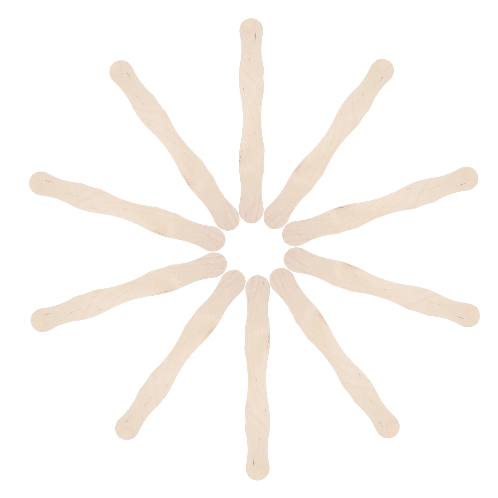 

60 Pcs Fan Handle Handmade Circular Fan Pole Circular Sticks Rods Parts Smooth Durable DIY Craft Wedding Decor Accessories