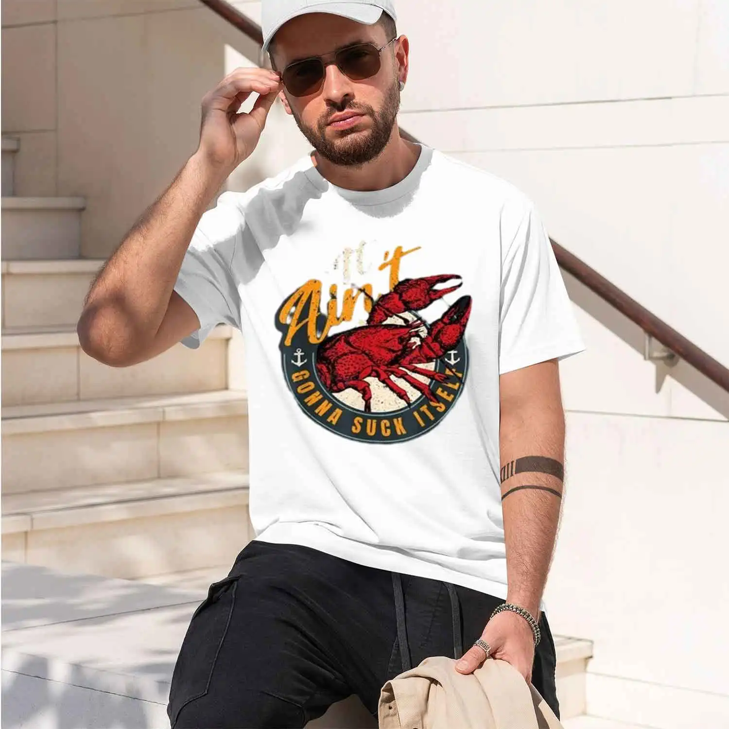 NEW Crawfish Boil Funny Su Itself Ba Cajun Seafood Festival T-Shirt 2026 New Model Short-sleeve crewneck T-Shirt Classic Casual