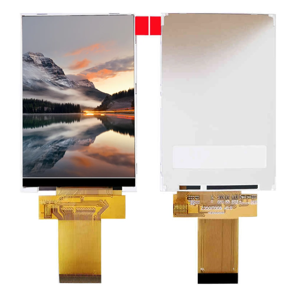 3.5 inch TFT LCD Screen Display SPI Plugging 40Pin 0.5MM 3/4 Wire 8/16 Bit Parallel Port Driver IC ILI9488 ST7796 with Touch