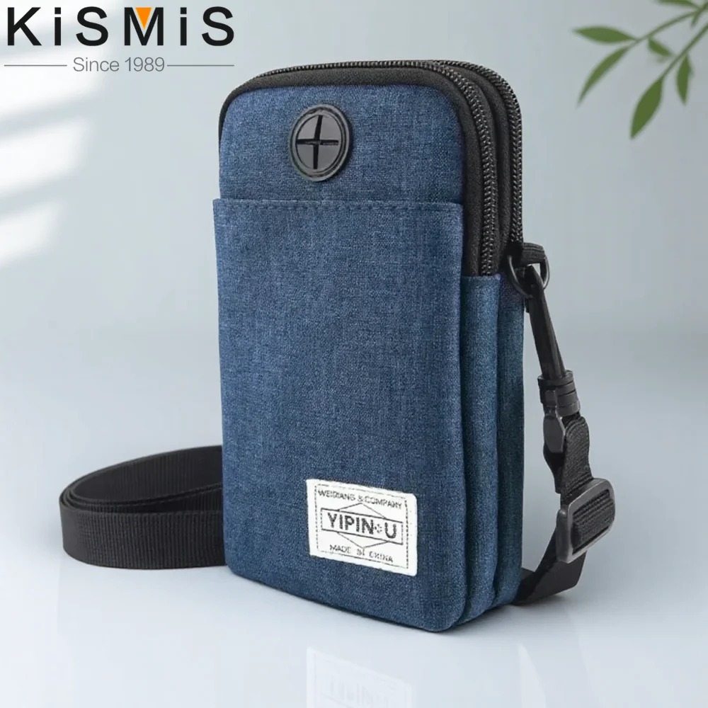 

High Quality Unisex Cross Body Mini Shoulder Bag Multi Function Mobile Phone Pouch for Outdoor Sports