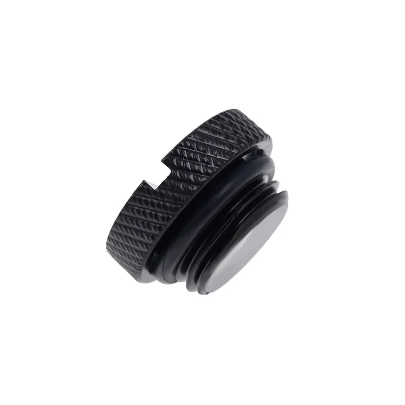 2pcs Alphacool HF Screw Plug G1/4,Connector,Computer Water Cooling Fittings,Black,Silver