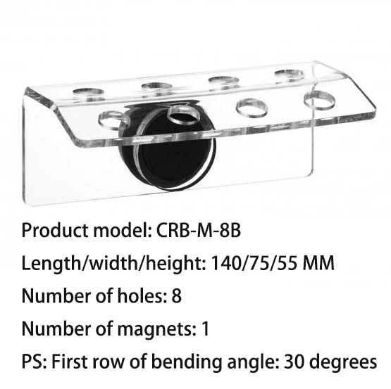 Marine Sources Aquarium 4/8/13/23/32 Löcher Acryl Magnetische Korallenhalterung für 15mm Glasdicke – Detail 5