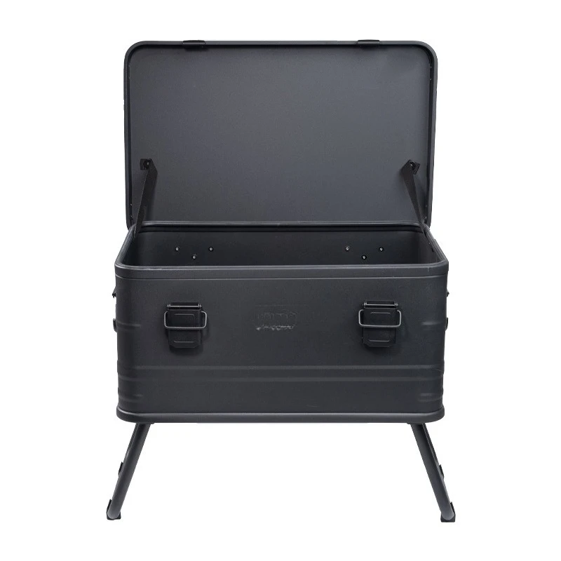 

Outgoing travel vertical box 50L outdoor camping aluminum-magnesium alloy storage box, large capacity