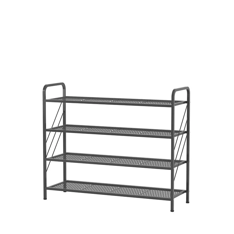 

ZZXL Home Indoor Beautiful Iron Shoe Rack Multi-Layer Dustproof Storage Rack Storage Fantastic Shoe Cabinet