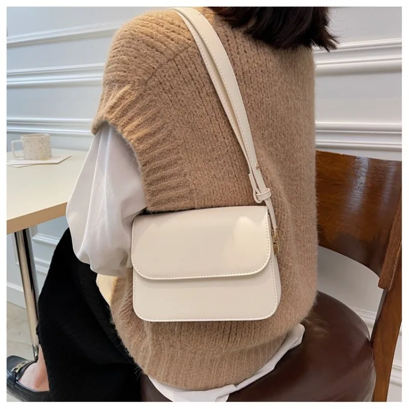 

Vacation Leisure Leather Hand Bag High End Paris Vintage Classic Casual Tote Bag Elegant Crossbody Messenger Bag Trendy Ladies