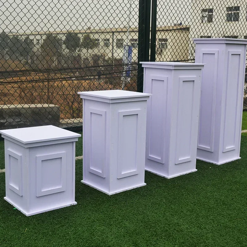 New Wedding Props Split PVC Square Pillar Road Guide European Roman Pillar Road Guide Outdoor Wedding