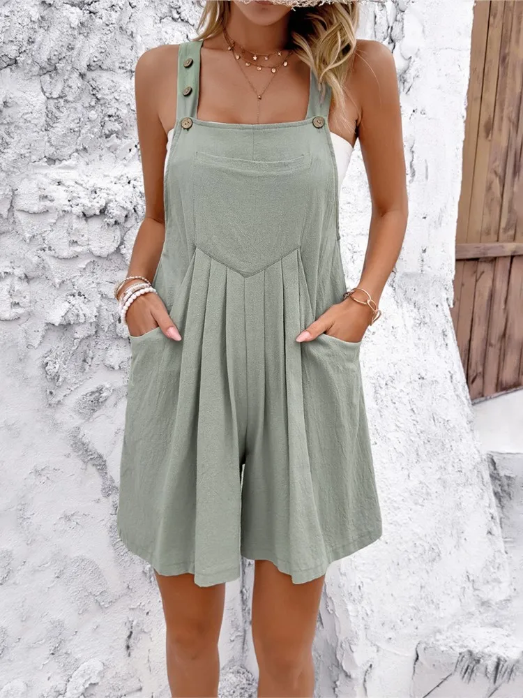 وزرة المرأة الربيع الصيف مزاجه عادية بلون مستقيم بذلة قصيرة عادية التنقل الشاطئ حللا الحفلات