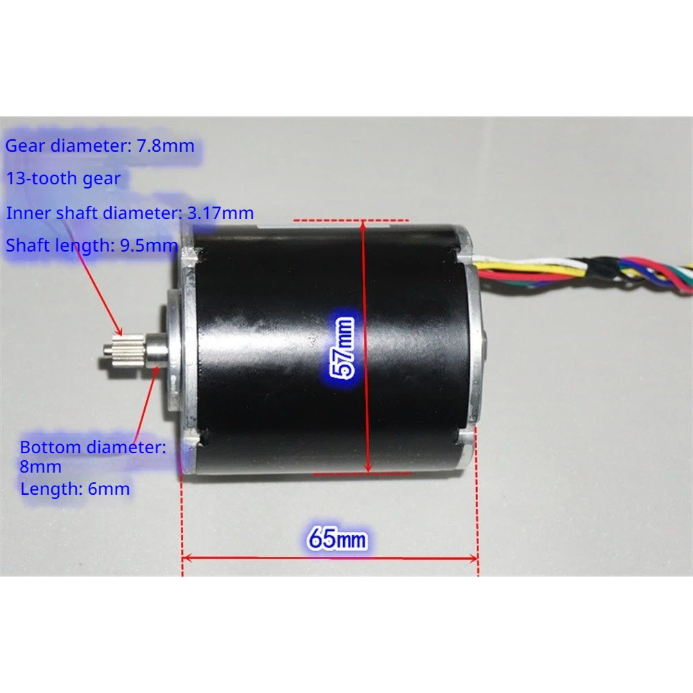 B5665 Built-in Driver Inner Rotor Ball Bearing Brushless Motor 12-24V CW CCW PWM Speed Control Motor With FG Signal Feedback