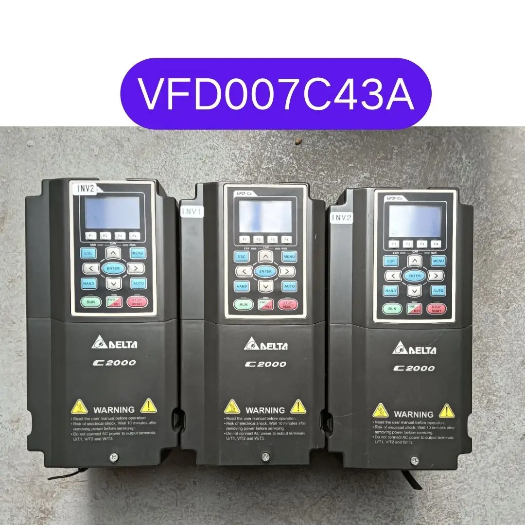 

Использованный инвертор VFD007C43A 0,75 кВт тест ОК Быстрая доставка