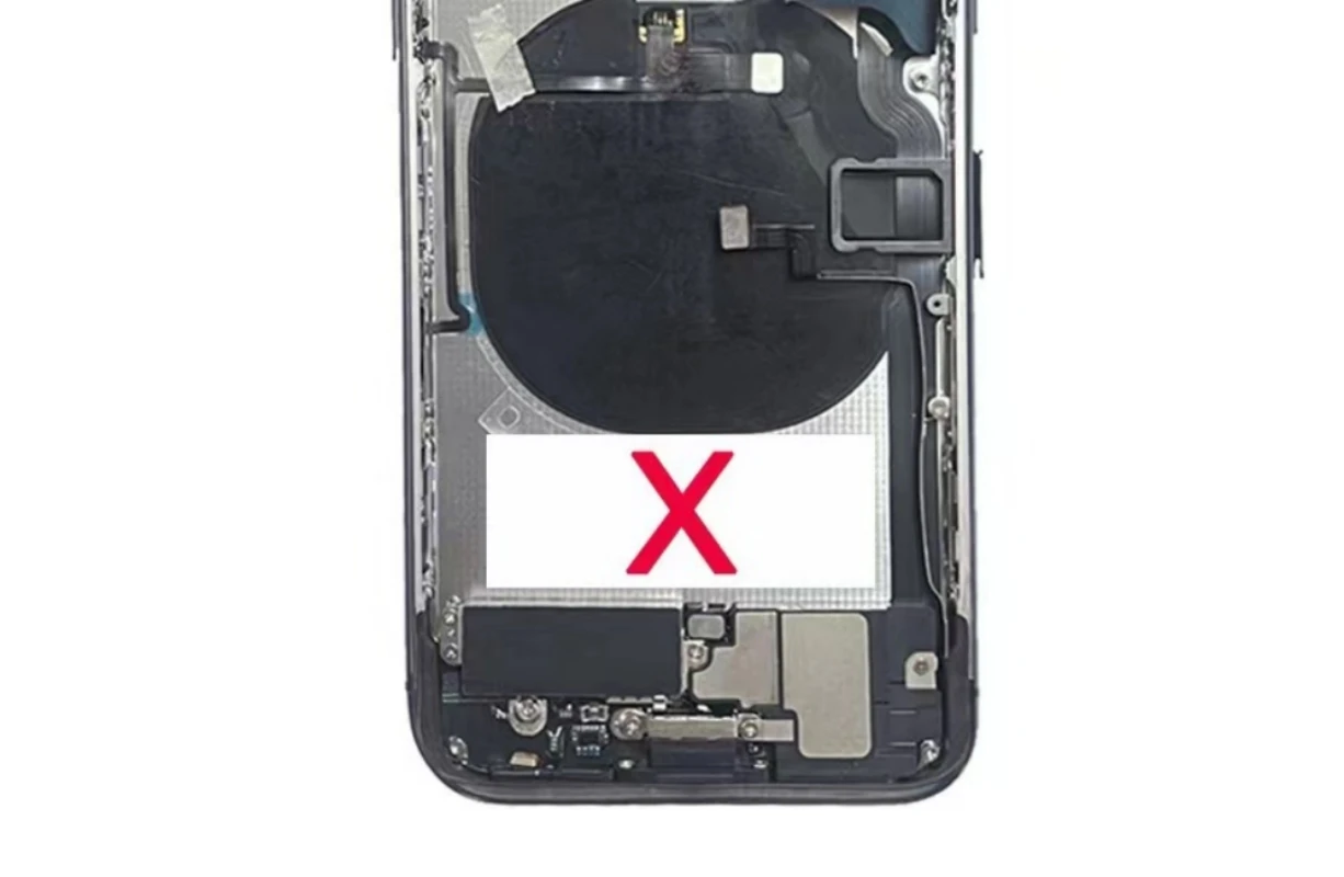 New Full Assembly Housing For iPhone XR X Back Cover Case Battery Middle Chassis Frame Rear Door Case With Flex Cable Repair