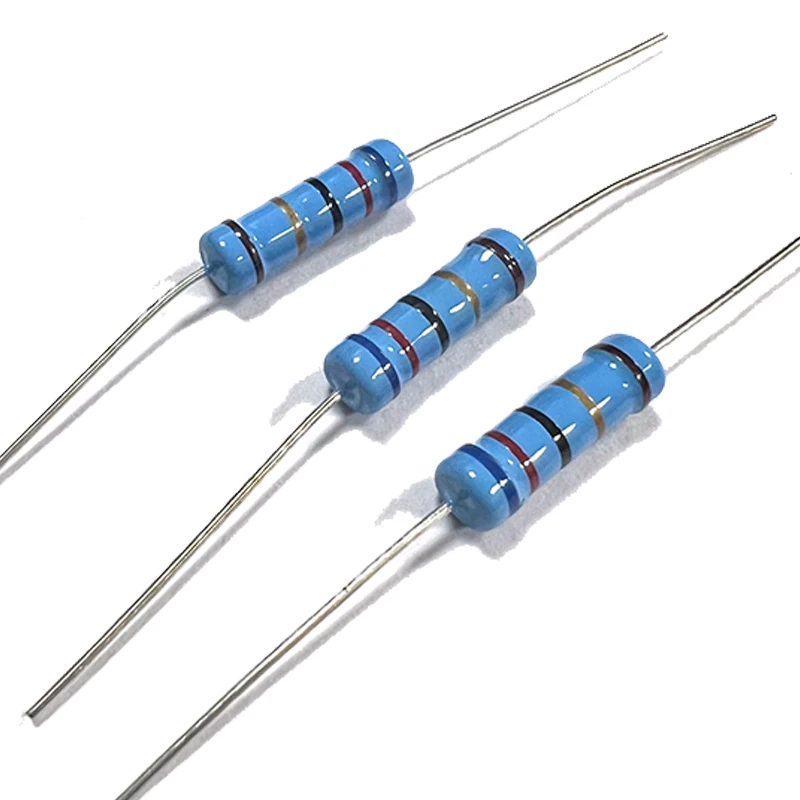 20pcs 2W 1% 6R2 62R 620R 6K2 62K 620K 6.2 62 620 Ohm R K  0.1R-10M Metal Film Resistor