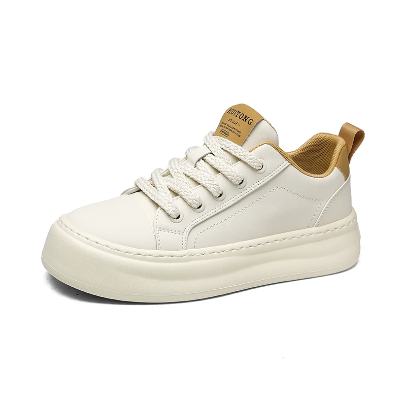 

Men's motorcycle spring new rubber sole high-end fashion trend board shoes breathable and comfortable men's shoes