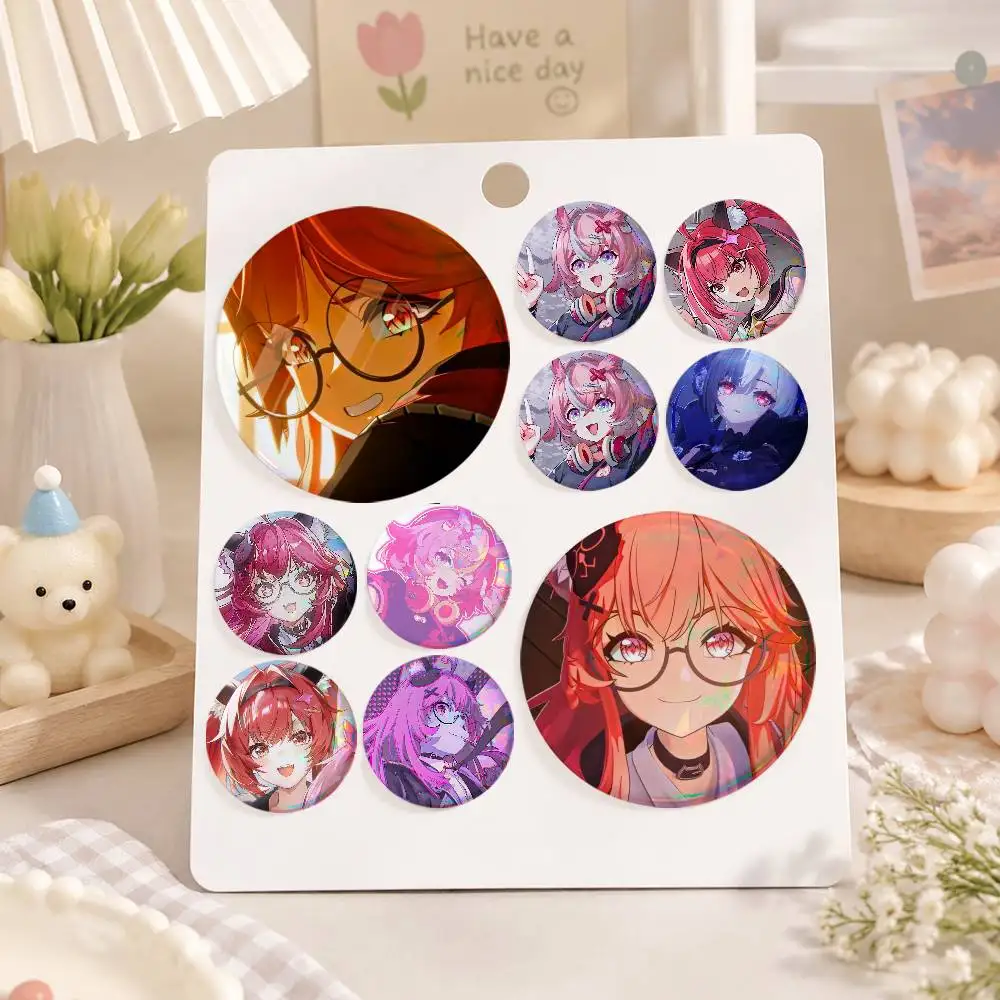 A-NTE Nanally Neverness To Everness Creative Cosplay COSTUME Badge Pin Tinplate Brooch Prop Xmas Gift Birthday Gift
